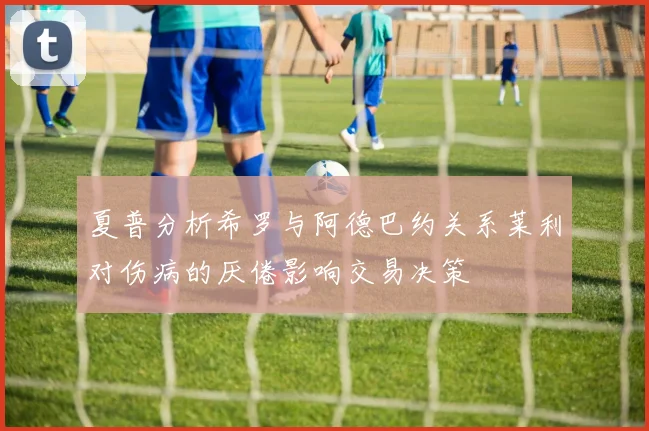 夏普分析希罗与阿德巴约关系莱利对伤病的厌倦影响交易决策